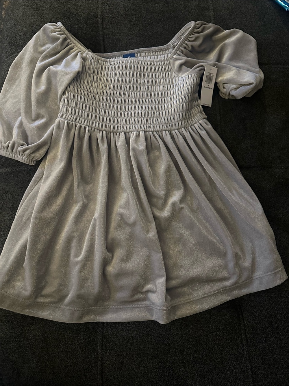 NWT 2T old navy silver dress